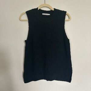 Textural Crew Sweater Shell Tank